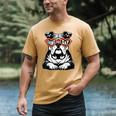 Bulldog Mascot Sports Fan Football Basketball Baseball Men's Comfort Colors T-Shirt Mustard Bulldog Mascot Sports Fan Football Basketball Baseball Men's Comfort Colors T-Shirt Mustard