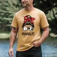 Classy Nana Life Soccer Messy Bun Baseball Mother's Day Men's Comfort Colors T-Shirt Mustard