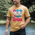 HUGvyn 100 Days Of School Baseball Ice Cream Teacher Student Men's Comfort Colors T-Shirt Mustard HUGvyn 100 Days Of School Baseball Ice Cream Teacher Student Men's Comfort Colors T-Shirt Mustard