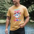 Respect The Drip Baseball Bat Sunglasses Mascot Men's Comfort Colors T-Shirt Mustard