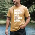 Retro Dada Daddy Dad Coach Bruh Baseball Dad Fathers Day Men Premium Men's Comfort Colors T-Shirt Mustard Retro Dada Daddy Dad Coach Bruh Baseball Dad Fathers Day Men Premium Men's Comfort Colors T-Shirt Mustard