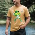 Shamrock Playing Baseball St Patricks Day Men Boys Kid Men's Comfort Colors T-Shirt Mustard Shamrock Playing Baseball St Patricks Day Men Boys Kid Men's Comfort Colors T-Shirt Mustard