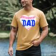 Softball Dad Baseball Dad Tee Ball Dad Men's Comfort Colors T-Shirt Mustard Softball Dad Baseball Dad Tee Ball Dad Men's Comfort Colors T-Shirt Mustard