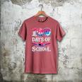 100 Days Of School Baseball Lover Donut Drip Boy Girl Men's Comfort Colors T-Shirt Crimson