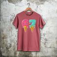 Baseball Drip Ice Cream 67 Baseball Men's Comfort Colors T-Shirt Crimson