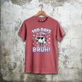 Baseball Ice Cram Drip 100 Days Of School 100th Boys Youth Men's Comfort Colors T-Shirt Crimson