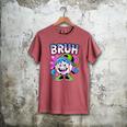 Bruh Baseball Drip Boys Youth Ice Cream Dripping Baseball Men's Comfort Colors T-Shirt Crimson