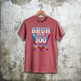 Bruh It's My 100 Days Of School Baseball Ice Cream Drip Boys Men's Comfort Colors T-Shirt Crimson Bruh It's My 100 Days Of School Baseball Ice Cream Drip Boys Men's Comfort Colors T-Shirt Crimson