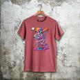 Skelton Playing Baseball Halloween Baseball Drip Boys Kids Men's Comfort Colors T-Shirt Crimson Skelton Playing Baseball Halloween Baseball Drip Boys Kids Men's Comfort Colors T-Shirt Crimson
