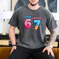 I Was 6 Now I'm 7 Birthday Baseball Drip For Boys Kid Men's Comfort Colors T-Shirt Pepper I Was 6 Now I'm 7 Birthday Baseball Drip For Boys Kid Men's Comfort Colors T-Shirt Pepper