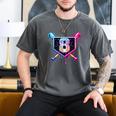 Baseball 8 Year Old Ice Cream Drip 8th Birthday Party Men's Comfort Colors T-Shirt Pepper Baseball 8 Year Old Ice Cream Drip 8th Birthday Party Men's Comfort Colors T-Shirt Pepper