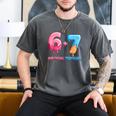 Baseball Ice Cream Drip 67 Official Teenager 13th Birthday Men's Comfort Colors T-Shirt Pepper