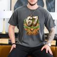 Baseball Ice Cream Drip Number 67 Playground Player 67th Men's Comfort Colors T-Shirt Pepper