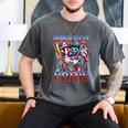 Dominican Puerto Rican Pride Baseball Flag Unity Men's Comfort Colors T-Shirt Pepper
