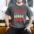 Mama Mommy Mom Bruh Baseball For Women Grandma Mother's Day Men's Comfort Colors T-Shirt Pepper Mama Mommy Mom Bruh Baseball For Women Grandma Mother's Day Men's Comfort Colors T-Shirt Pepper
