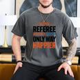 Retired Basketball Referee For Baseball Refs Men's Comfort Colors T-Shirt Pepper