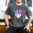Six Seven Baseball Respect The Drip Boys Baseball Men's Comfort Colors T-Shirt Pepper