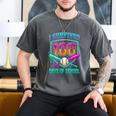 I Survived 100 Days Of School Baseball Drip Men's Comfort Colors T-Shirt Pepper I Survived 100 Days Of School Baseball Drip Men's Comfort Colors T-Shirt Pepper