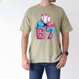 Baseball Ice Cream Drip Six Seven Gen Alpha Meme 67 Men's Comfort Colors T-Shirt Khaki Baseball Ice Cream Drip Six Seven Gen Alpha Meme 67 Men's Comfort Colors T-Shirt Khaki