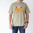 Baseball Lifestyle Home Plate Ice Cream Drip Men Boys Kids Men's Comfort Colors T-Shirt Khaki Baseball Lifestyle Home Plate Ice Cream Drip Men Boys Kids Men's Comfort Colors T-Shirt Khaki