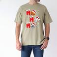 Basketball Baseball Soccer Christmas Ho Ho Ho Santa Xmas Men's Comfort Colors T-Shirt Khaki Basketball Baseball Soccer Christmas Ho Ho Ho Santa Xmas Men's Comfort Colors T-Shirt Khaki