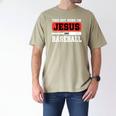 This Boy Runs On Jesus And Baseball Christian Baseball Men's Comfort Colors T-Shirt Khaki This Boy Runs On Jesus And Baseball Christian Baseball Men's Comfort Colors T-Shirt Khaki