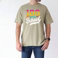 Ice Cream Drip 100 Days Of School Baseball Boys 100th Day Men's Comfort Colors T-Shirt Khaki Ice Cream Drip 100 Days Of School Baseball Boys 100th Day Men's Comfort Colors T-Shirt Khaki