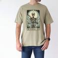 Retro Skeleton Baseball Dad Tarot Card Halloween Sport Lover Men's Comfort Colors T-Shirt Khaki Retro Skeleton Baseball Dad Tarot Card Halloween Sport Lover Men's Comfort Colors T-Shirt Khaki
