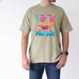 Teacher Kids Field Day 2026 Baseball Field Day Fun Day Men's Comfort Colors T-Shirt Khaki Teacher Kids Field Day 2026 Baseball Field Day Fun Day Men's Comfort Colors T-Shirt Khaki