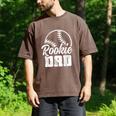 Baseball Dad Softball Game Rookie Dad Baseball Men's Comfort Colors T-Shirt Espresso