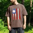 Baseball Dad USA American Flag Father's Day 4th Of July Premium Men's Comfort Colors T-Shirt Espresso Baseball Dad USA American Flag Father's Day 4th Of July Premium Men's Comfort Colors T-Shirt Espresso