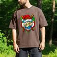 Christmas Baseball Ice Cream Drip Santa Baseball Player Kids Men's Comfort Colors T-Shirt Espresso Christmas Baseball Ice Cream Drip Santa Baseball Player Kids Men's Comfort Colors T-Shirt Espresso