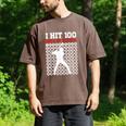 I Hit 100 Days Of School Baseball 100 Day Of School Men's Comfort Colors T-Shirt Espresso I Hit 100 Days Of School Baseball 100 Day Of School Men's Comfort Colors T-Shirt Espresso