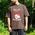 Just A Girl Who Loves Baseball Cute Retro Baseball Lover Men's Comfort Colors T-Shirt Espresso