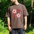 Six Seven Baseball Lover Sports Red Heart Bow Valentine Girl Men's Comfort Colors T-Shirt Espresso