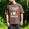 I Teach My Kids To Hit And Steal Baseball Dad American Flag Men's Comfort Colors T-Shirt Espresso I Teach My Kids To Hit And Steal Baseball Dad American Flag Men's Comfort Colors T-Shirt Espresso