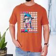 100 Days Of School Baseball Drip Boys Kids 100th Day School Men's Comfort Colors T-Shirt Yam