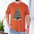 Baseball Christmas Tree Men Boys Youth Santa Sports Men's Comfort Colors T-Shirt Yam