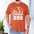 Baseball Dad Softball Game Rookie Dad Baseball Men's Comfort Colors T-Shirt Yam