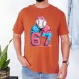 Baseball Ice Cream Drip Six Seven Gen Alpha Meme 67 Men's Comfort Colors T-Shirt Yam Baseball Ice Cream Drip Six Seven Gen Alpha Meme 67 Men's Comfort Colors T-Shirt Yam