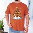 Christmas Baseball Tree Lights Xmas Men's Comfort Colors T-Shirt Yam Christmas Baseball Tree Lights Xmas Men's Comfort Colors T-Shirt Yam