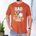 Dad Of The Birthday Girl Baseball Dad Leopard Heart Men's Comfort Colors T-Shirt Yam Dad Of The Birthday Girl Baseball Dad Leopard Heart Men's Comfort Colors T-Shirt Yam