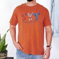 My Favorite Season Is Baseball Coquette Bow Game Day Mom Sis Men's Comfort Colors T-Shirt Yam