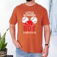 Little Slugger Boy Coming Soon Baby Announcement Baseball Men's Comfort Colors T-Shirt Yam