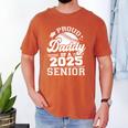 Proud Daddy Of A 2025 Senior Baseball Dad Papa Grad 2025 Premium Men's Comfort Colors T-Shirt Yam Proud Daddy Of A 2025 Senior Baseball Dad Papa Grad 2025 Premium Men's Comfort Colors T-Shirt Yam