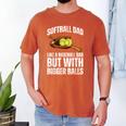 SOFTBALL DAD Like a Baseball Dad But With Bigger Balls Game Men's Comfort Colors T-Shirt Yam SOFTBALL DAD Like a Baseball Dad But With Bigger Balls Game Men's Comfort Colors T-Shirt Yam