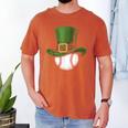 St Patricks Day Shamrock Baseball Saint Paddy's Kids Boys Men's Comfort Colors T-Shirt Yam