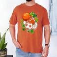 St Patricks Day Shamrock Basketball Baseball Football Soccer Men's Comfort Colors T-Shirt Yam St Patricks Day Shamrock Basketball Baseball Football Soccer Men's Comfort Colors T-Shirt Yam