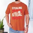 Stealing Hearts Like I Steal Bases Cute Baseball Kids Men's Comfort Colors T-Shirt Yam Stealing Hearts Like I Steal Bases Cute Baseball Kids Men's Comfort Colors T-Shirt Yam
