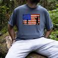 Baseball Coach Baseball Dad American Flag Men's Comfort Colors T-Shirt Denim Baseball Coach Baseball Dad American Flag Men's Comfort Colors T-Shirt Denim